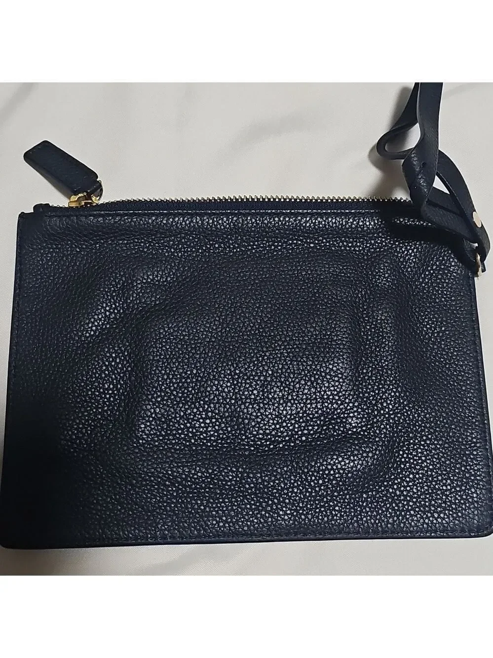 Elegant Navy Wristlet